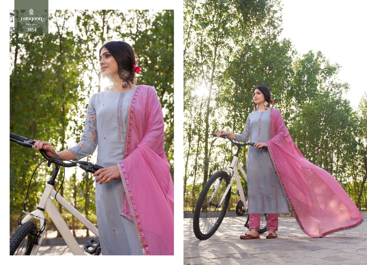 Rangoon Samantha Fancy Festive Wear Designer Heavy Silk Embroidered Suit Collection 